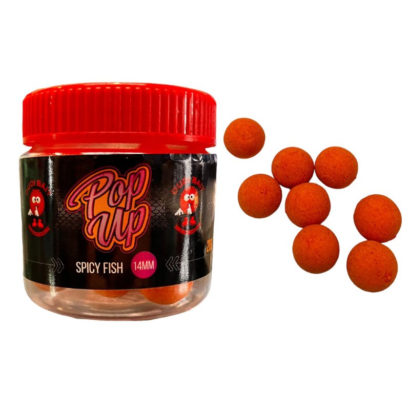 Dudi Baits Spicy Fish Pop Up 10mm