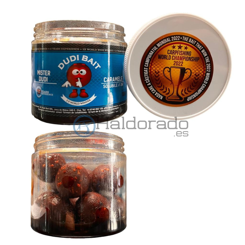 Dudi Baits – Mister Dudi Boilies Selectos Solubles Caramele 20mm