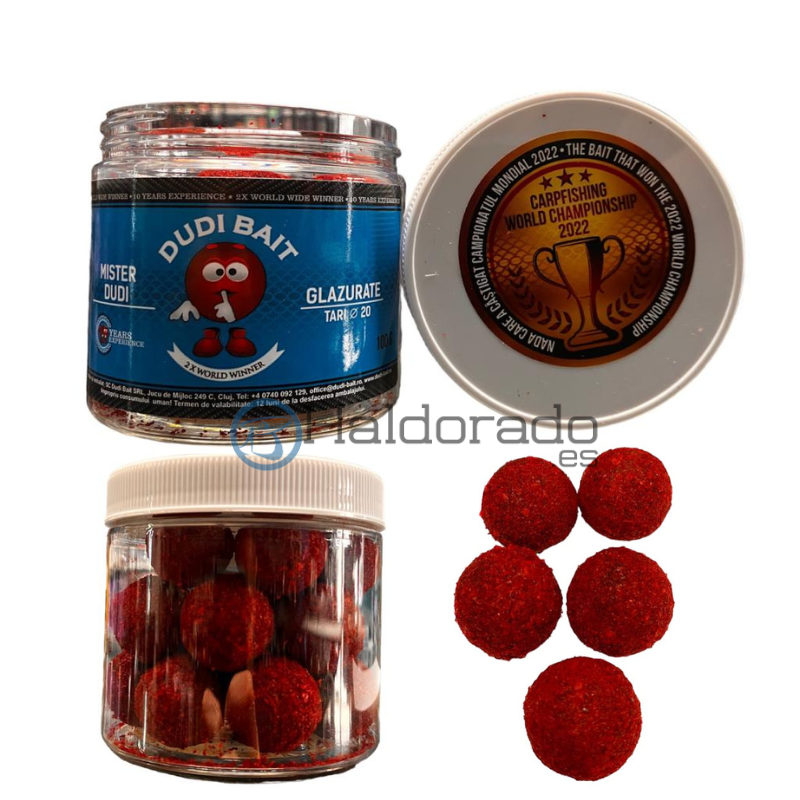 Dudi Baits Mister Dudi Boilies Selectos Recubiertos Solubles 20mm