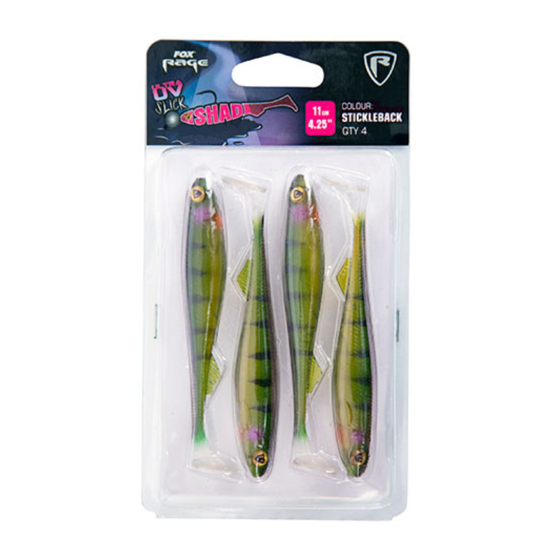 Vinilos Fox Rage Slick Shad Sticleback 11cm 4,25´´ 11cm