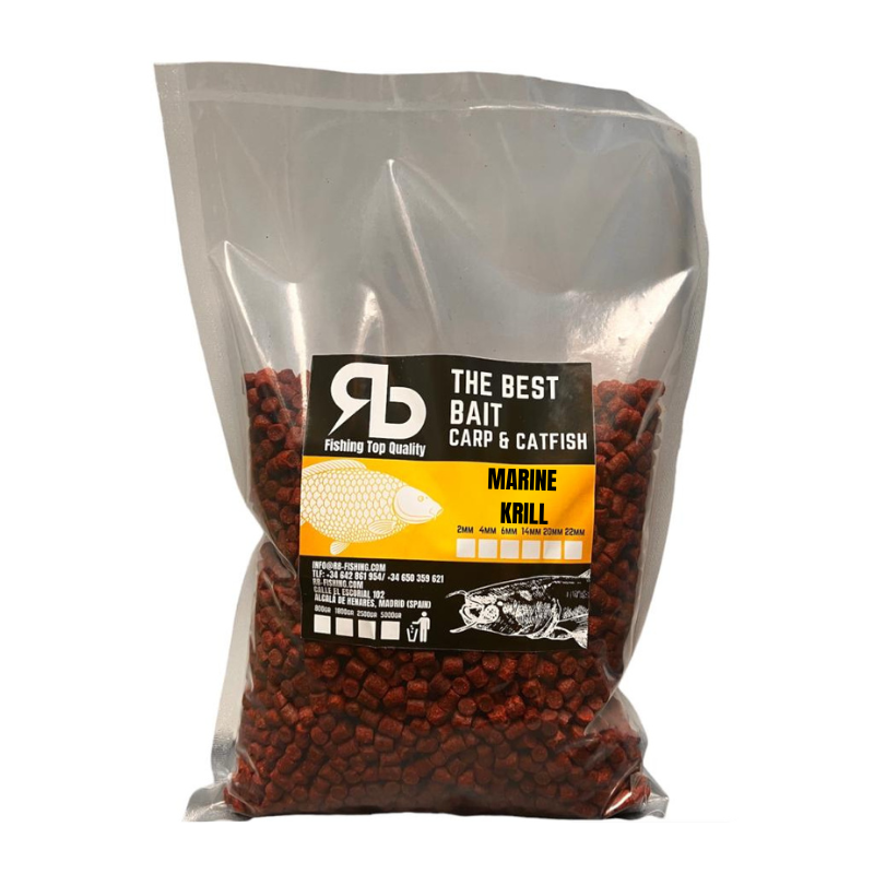 RB Baits Pellet Marine Krill 2mm 800gr