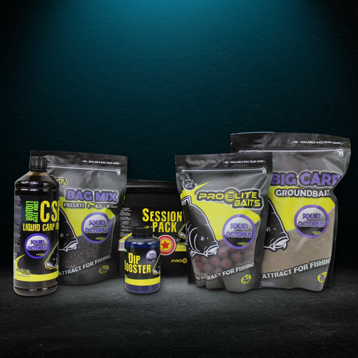 Pro Elite Baits Sesion Pack Squid Octopus