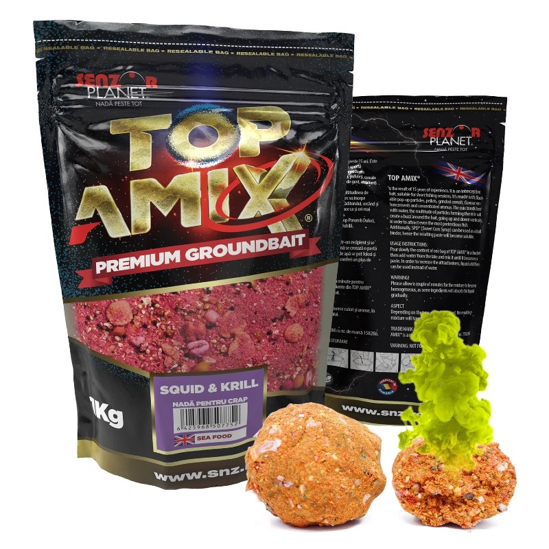 Senzor Planet Groundbait Squid Krill Top Amix