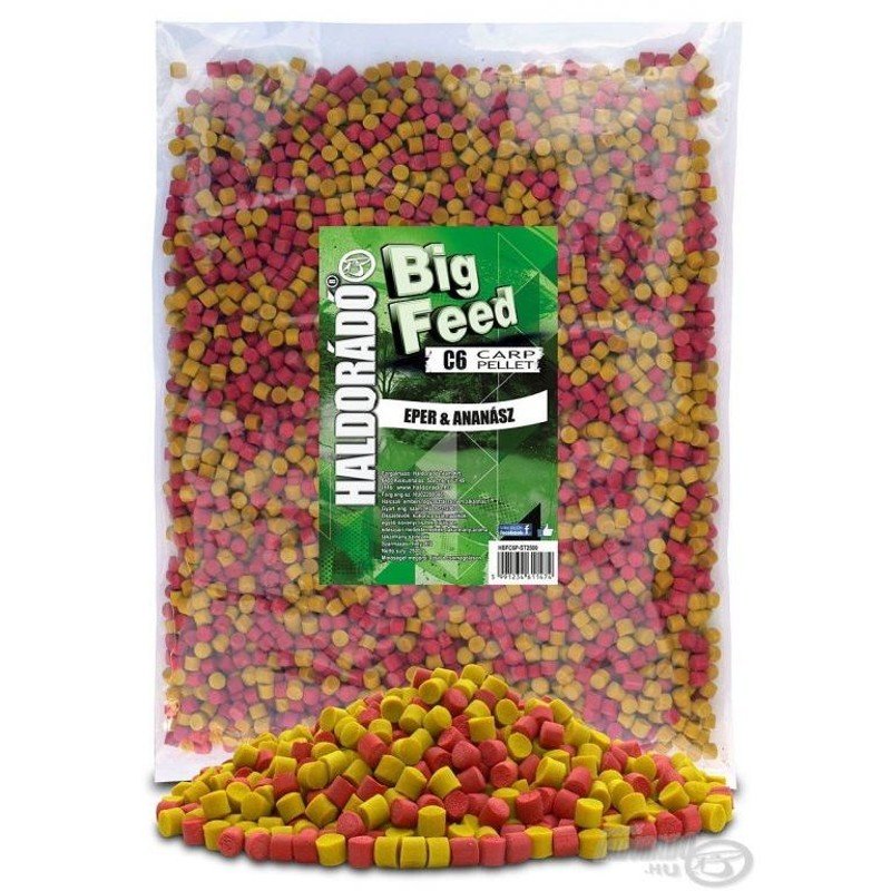 Haldorado Big Feed C6 Pellets Piña Fresa 2kg