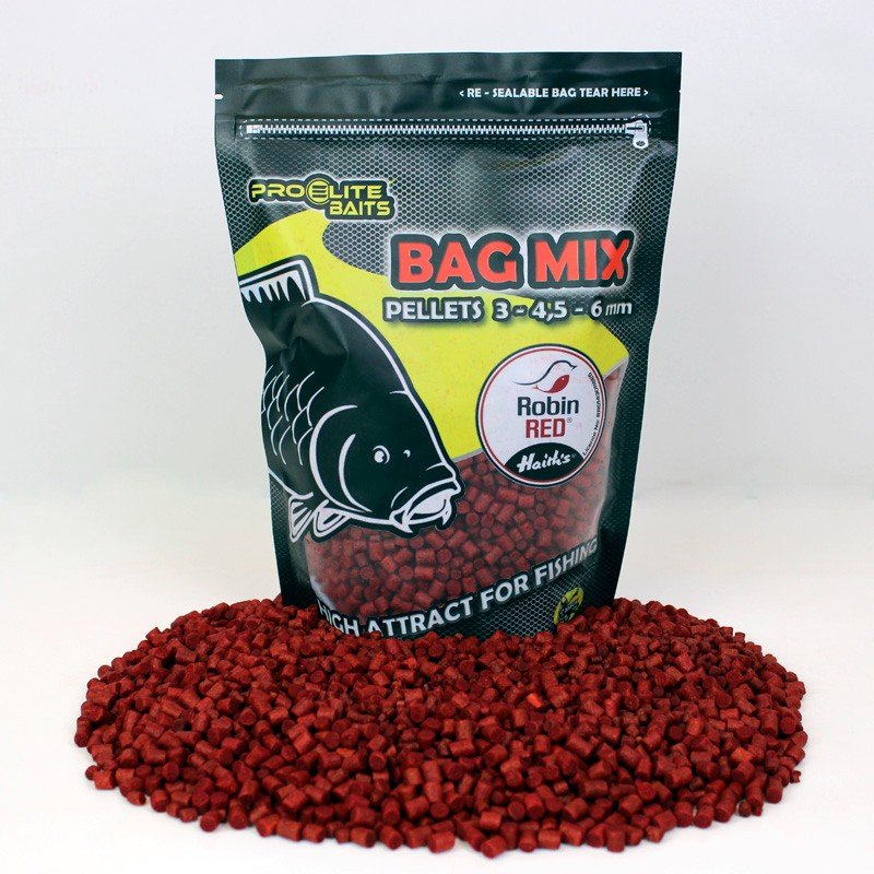 Pro Elite Baits - Robin Red Bag Mix Pellets 3-4-6mm