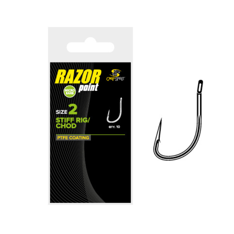 Anzuelos Carp Spirit Stiff Rig/ Chod Nº 2