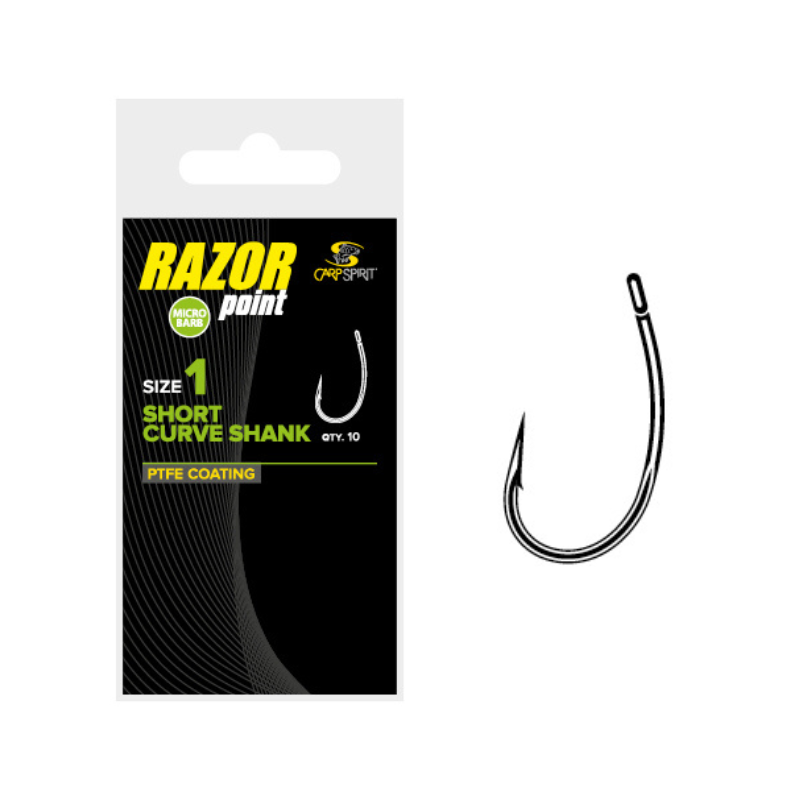 Anzuelos Carp Spirit Short Curve Shank Nº 6