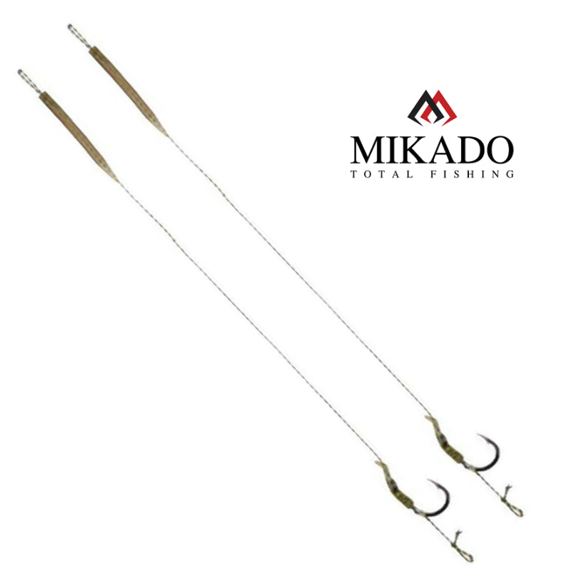 Anzuelos Montados Mikado Wide Gape Nº2 25lb 23cm