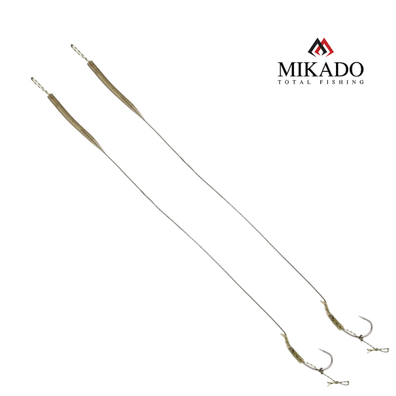 Anzuelos Montados Mikado Recubierto Blow-Back Curve Shank Nº6 25lb 23cm