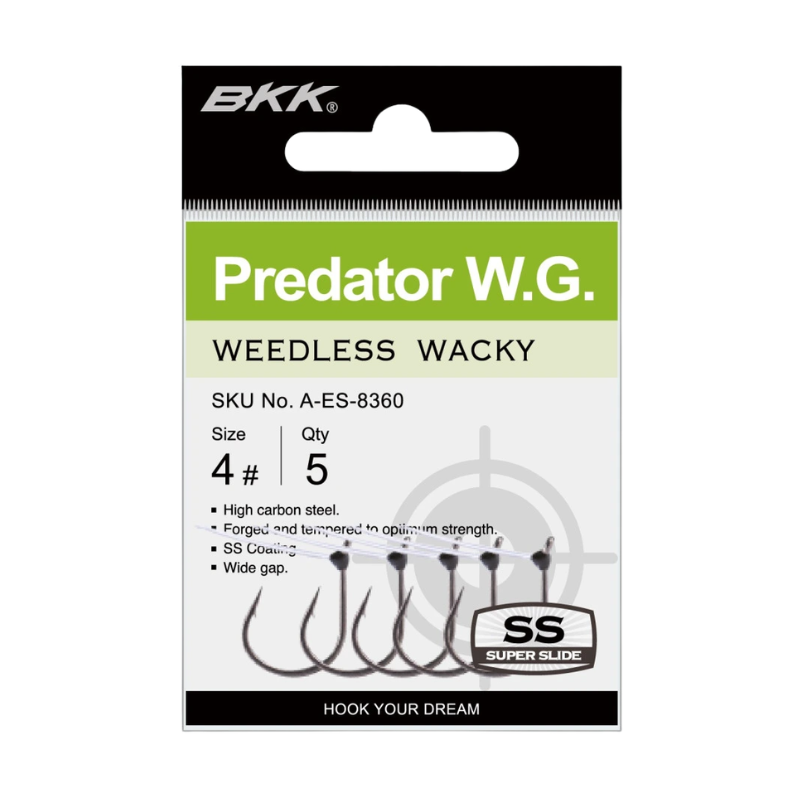 Anzuelos BKK Predator Weedless Nº 4