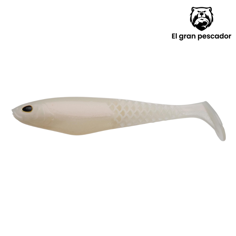 Vinilos Berkley Cull Shad Pearl White 12,5cm 4pcs