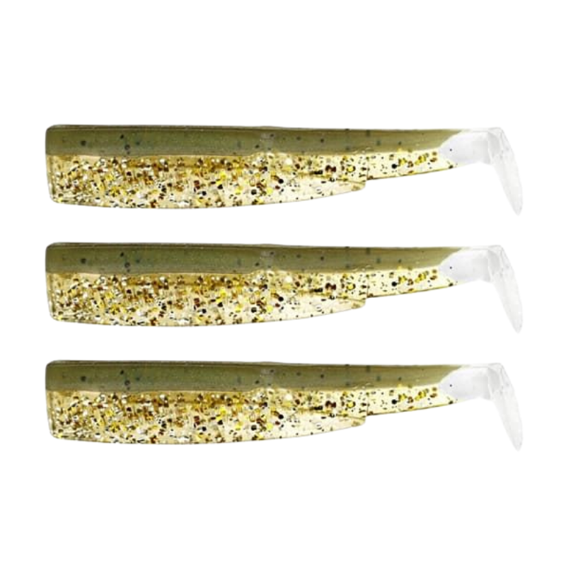 Black Minnow Nº2 90mm 3 Cuerpos Kaki Paillete