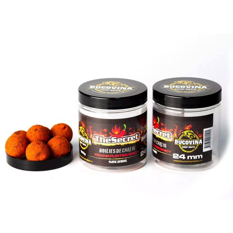 Bucovina Baits The Secret Boilies Selectos Solubles 24mm