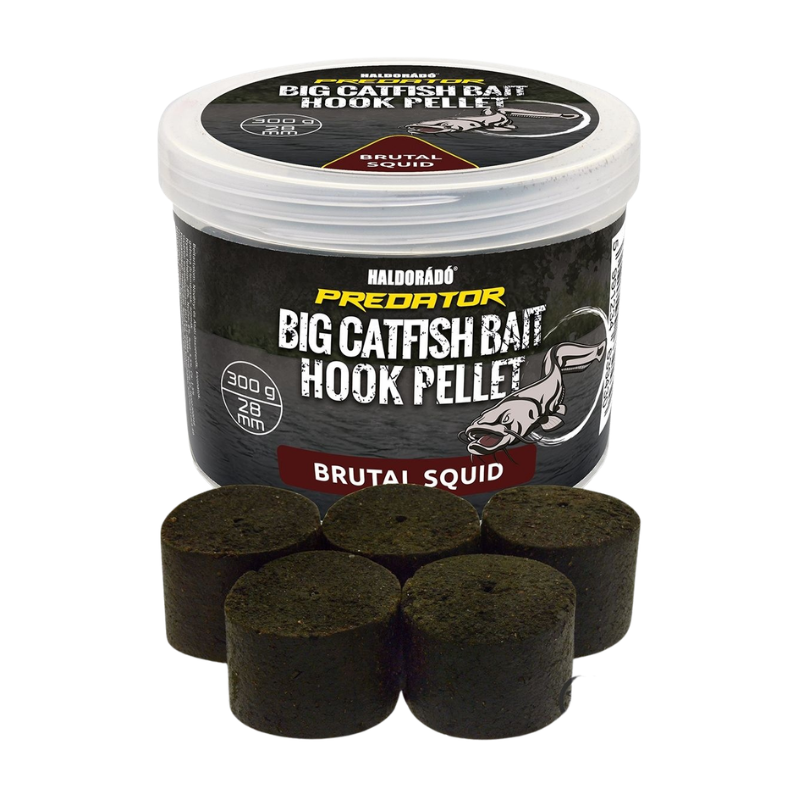 Haldorado Catfish Bait Hook Pellet Bait Brutal Squid 28mm 300gr