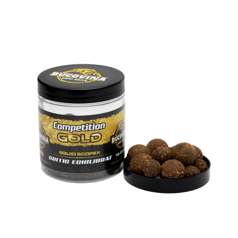 Bucovina Baits Competicion Gold Boilies Selectos Criticamente Equilibrados 16-20mm