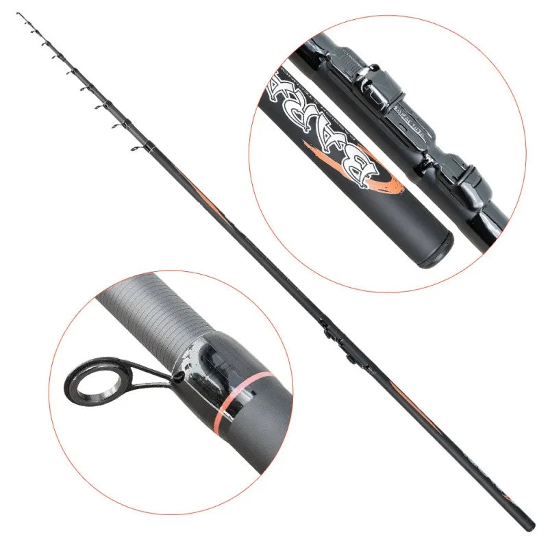 Caña Baracuda Combat 4,50m 80gr