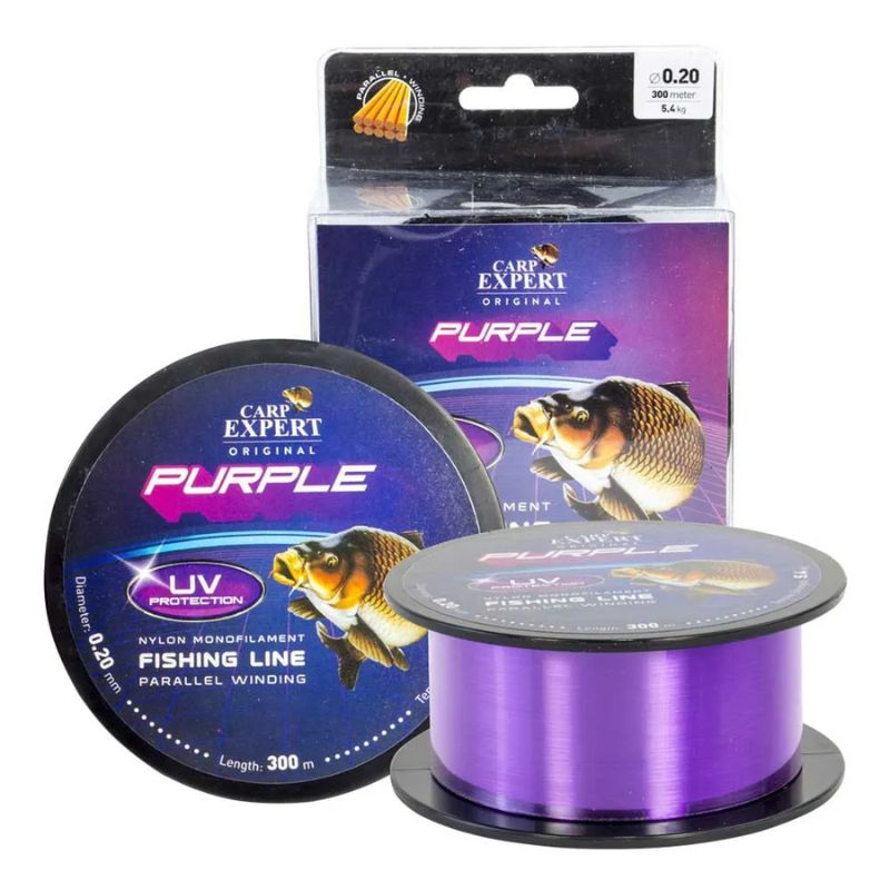 Linea Carp Expert Morado Monofilament 0.30mm 12,50kg 300m