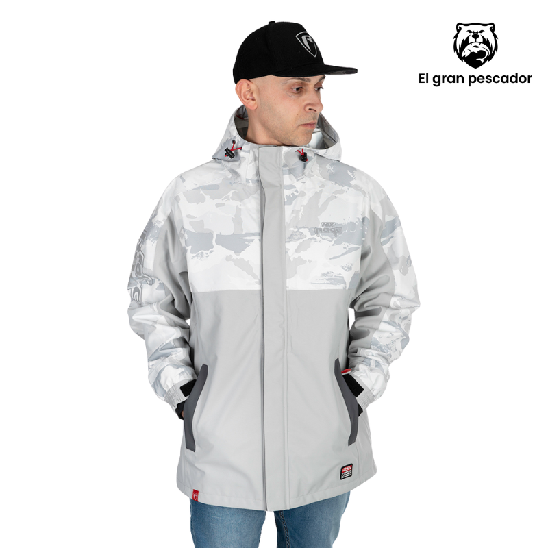 Fox Rage Chaqueta Cortavientos Impermeable Blanco Talla XL