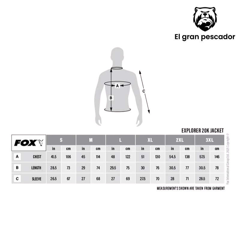 Fox Chaqueta Explorer Impermeable y Transpirable 20k Talla L
