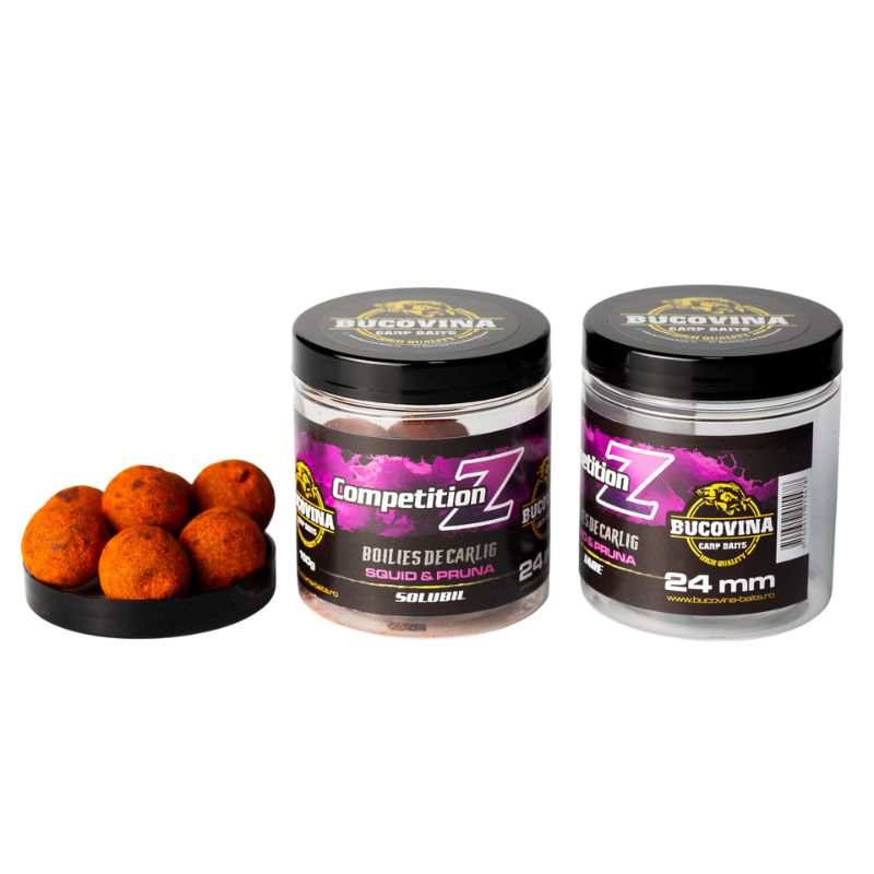 Bucovina Baits Competicion Z Boilies Selectos Solubles 24mm