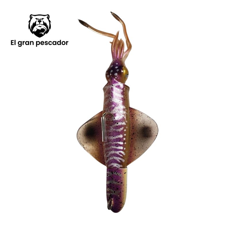 Señuelo Savage Gear Calamar 18cm 90g Morado