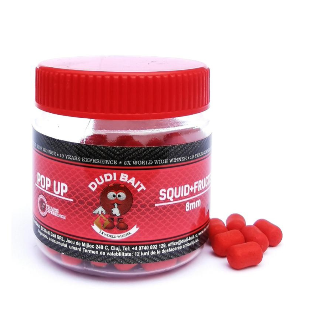 Dudi Bait Pop Up Squid Frutas 8mm