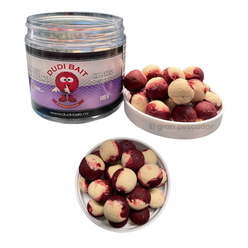 Dudi Baits Forest Squid Coconut Halfness 20mm