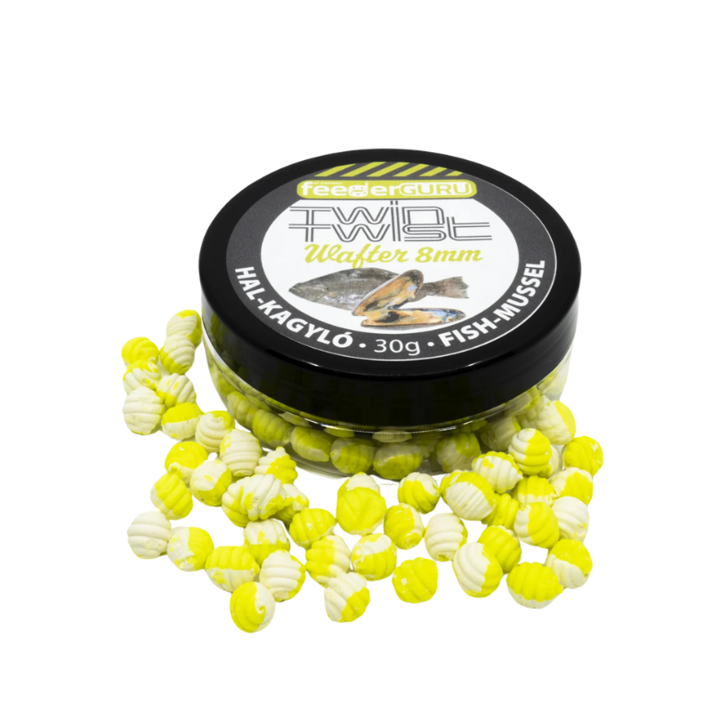 Timar Mix Feeder Guru Twin Twist Wafter Dos Tonos Pescado Mejillon 8mm