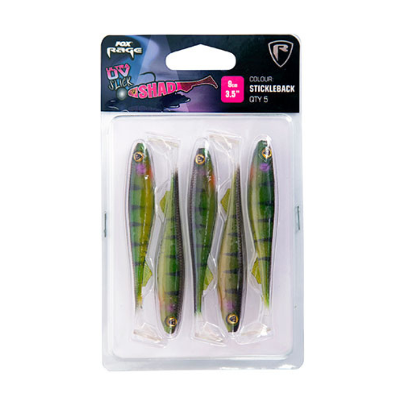 Vinilos Fox Rage Slick Shad Sticleback 9cm 3,5´´ 9cm
