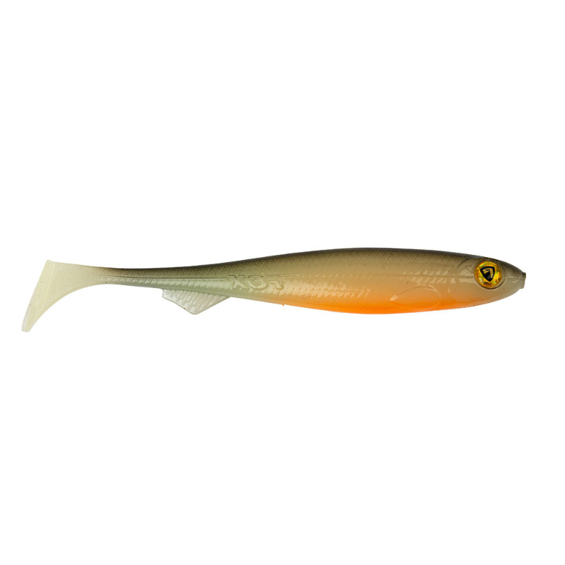 Vinilos Fox Rage Slick Shad Hot Olive 4.25´´ 11cm