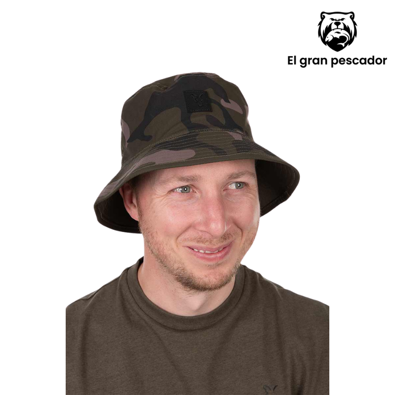 Fox Reversible Bucket Hat Khaki / Camo