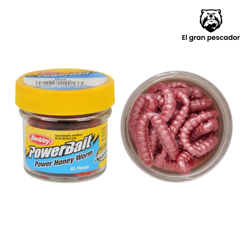Berkley PowerBait Gusano de la Miel Ajo Boost Bubblegum