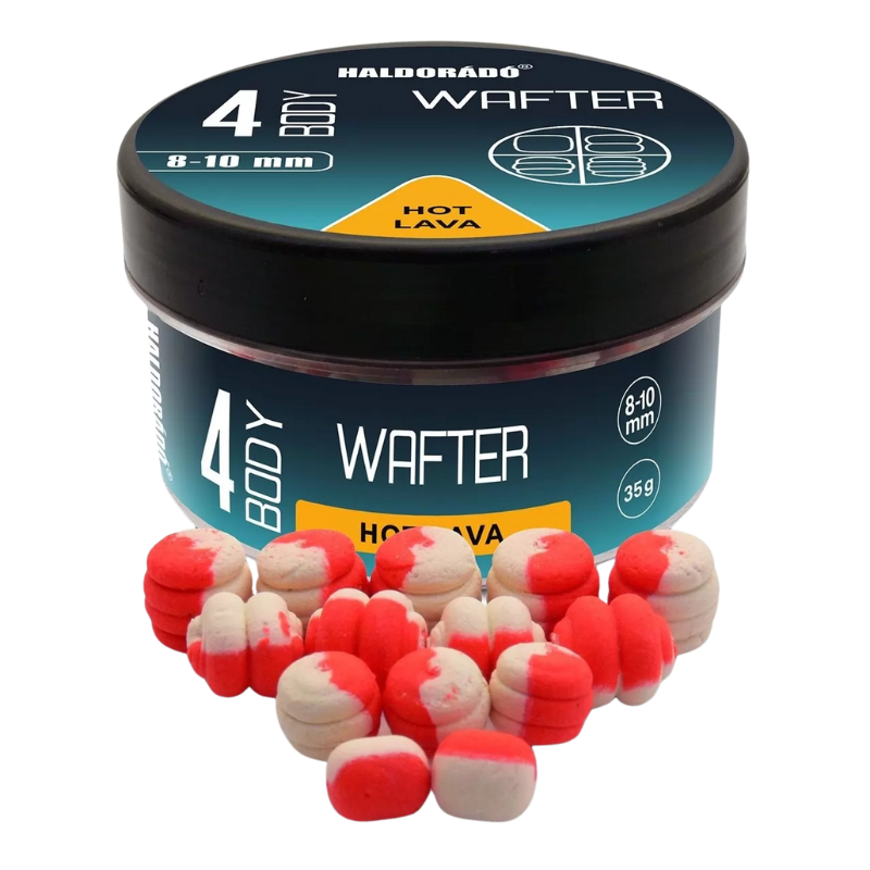 Haldorado 4 BODY Wafter Hot Lava 8-10mm