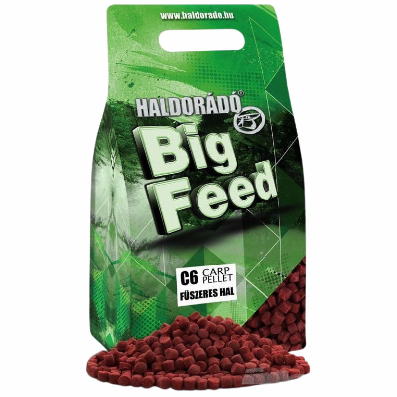 Haldorado Big Feed C6 Pellets Pescado Picante 2kg