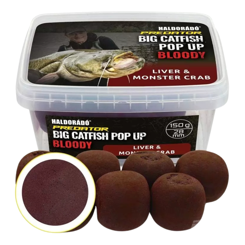 Haldorado Catfish Pop Up Liver Monster Crab 28mm