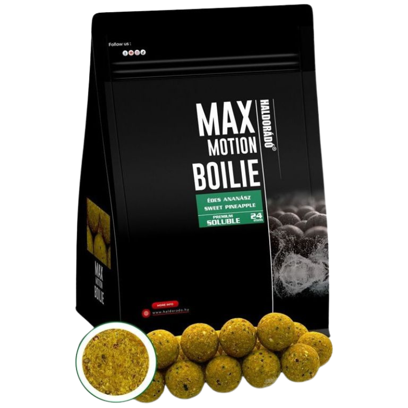 Haldorado Max Motion Boilie Soluble Sweet Pineapple 24mm