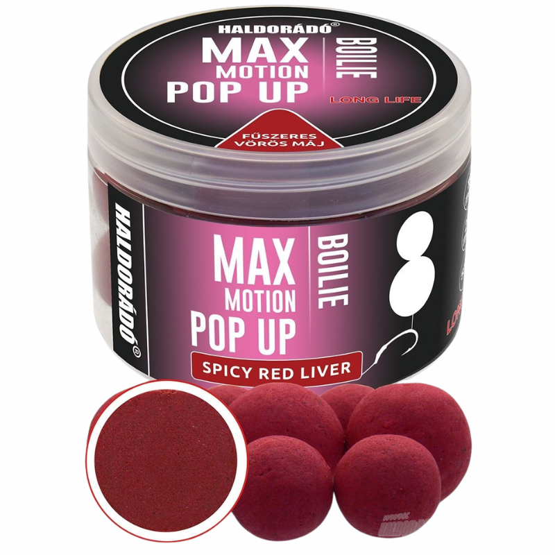 Haldorado Max Motion Pop Up Spicy Red Liver 16-20mm