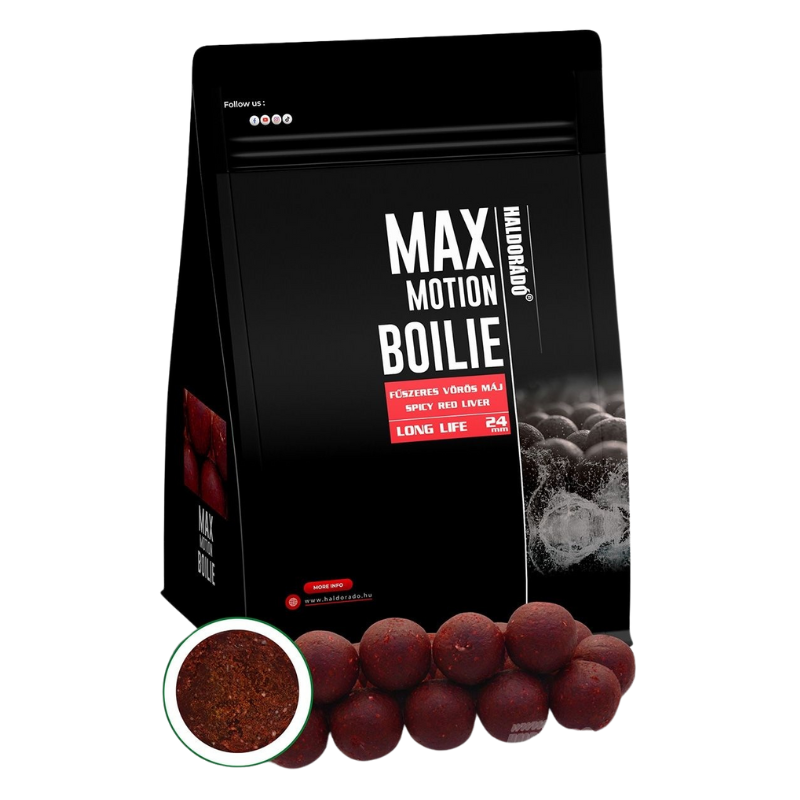 Haldorado Max Motion Boilie Spicy Red Liver 24mm