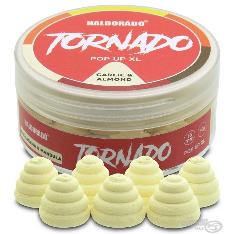 Haldorado Tornado Pop Up Ajo y Almendra 15mm
