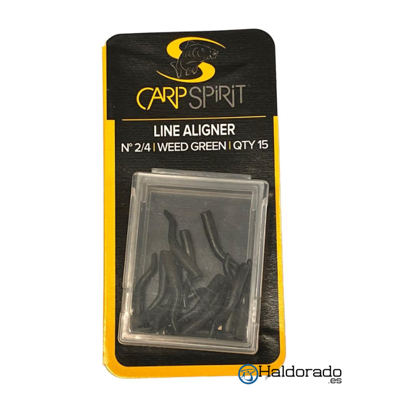 Carp Spirit Line Aligner Weed Green Nº 2/4 15uds