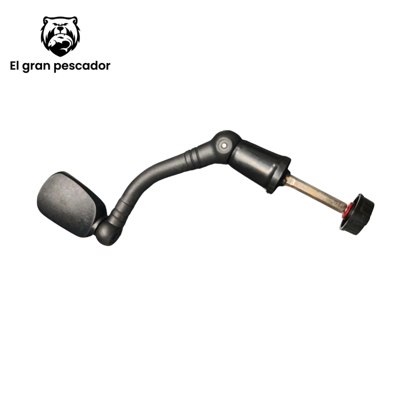 Manivela para carrete negro grande