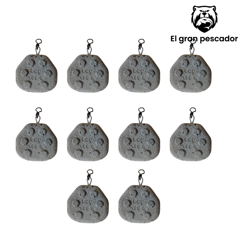 (ECO SIN PLOMO) Oferta Pesos Gripa Emerillon 150gr 10 Unidades