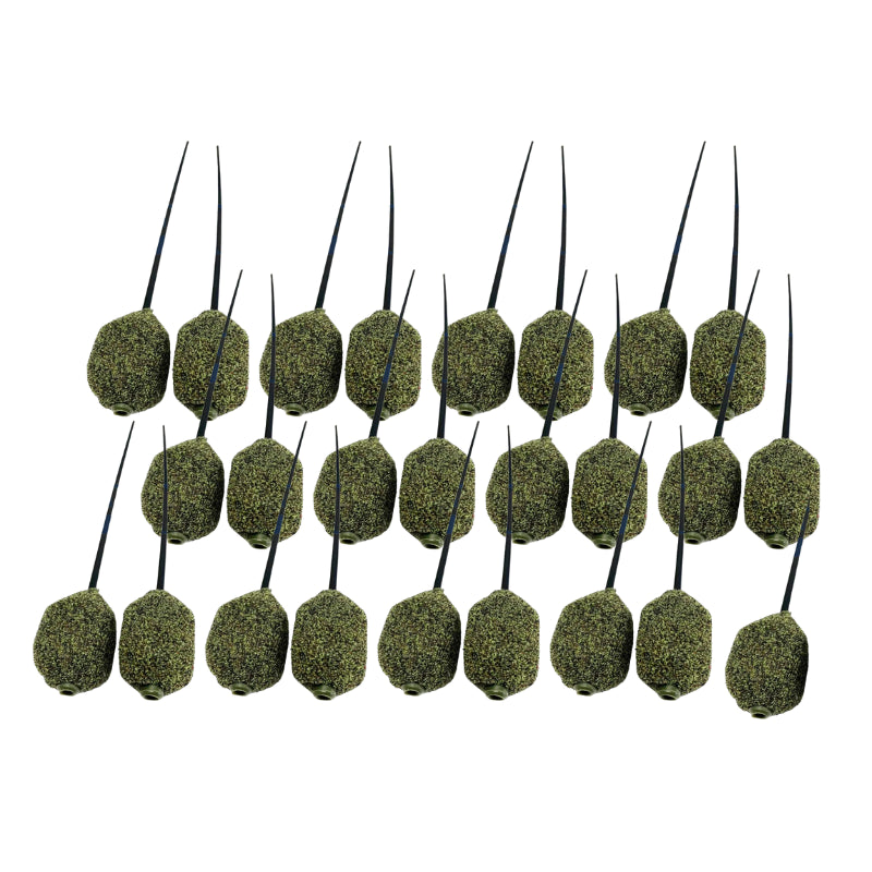 25 Plomos Cubo con Tubo 3mm