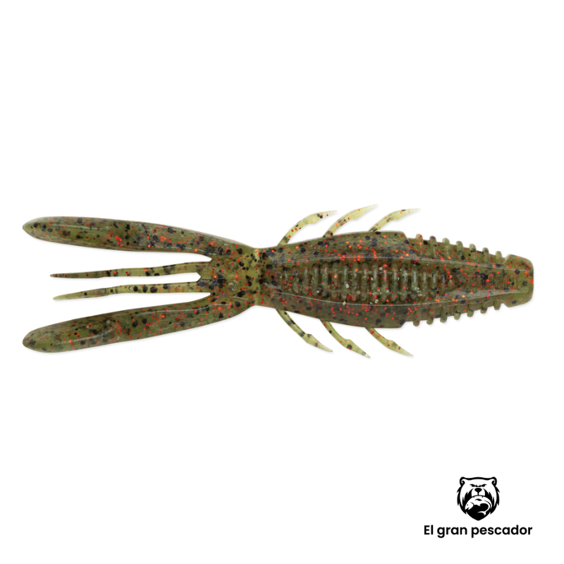 Vinilos Rapala CrushCity Bronco Bug Watermelon Red 4´´ 10cm 6unidades