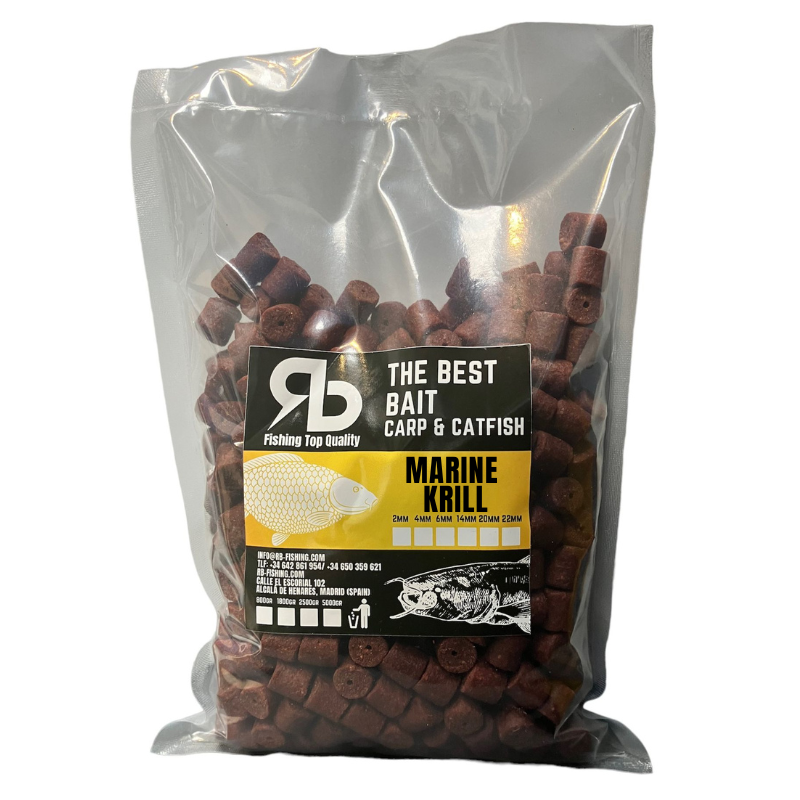RB Baits Pellet Marine Krill 20mm 1800gr