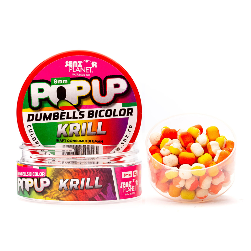Senzor Planet Pop Up Dumbell Bicolor Krill 8mm