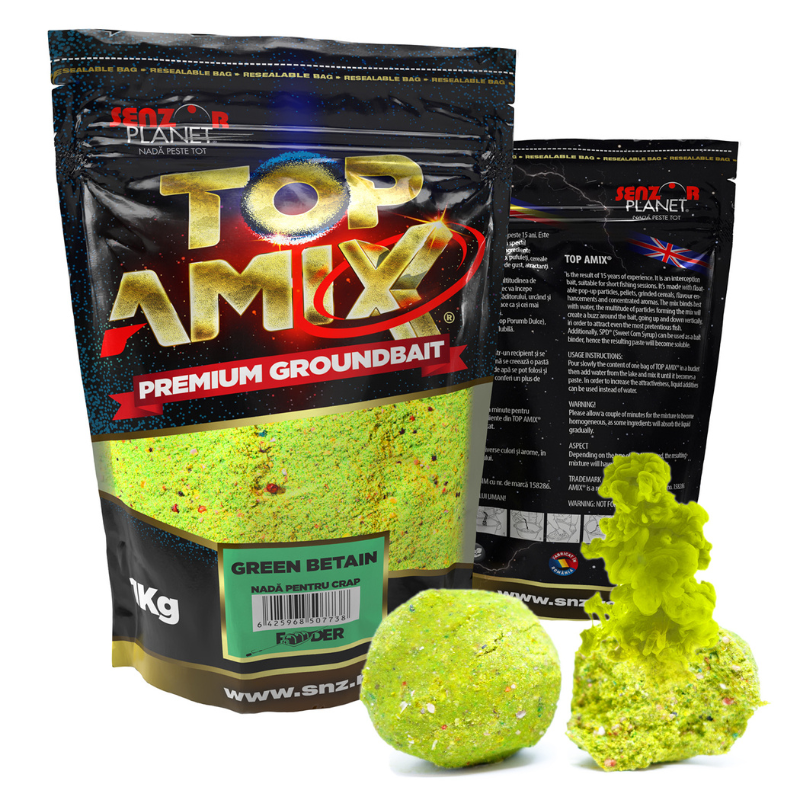 Senzor Planet Groundbait Green Betain Top Amix