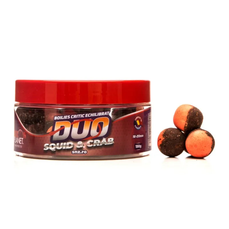 Senzor Planet Hookbait Boilies Duo Squid Crab 16-20mm