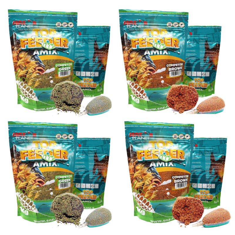 Senzor Planet Groundbait Competicion Top Amix Verde/Marron (x4)