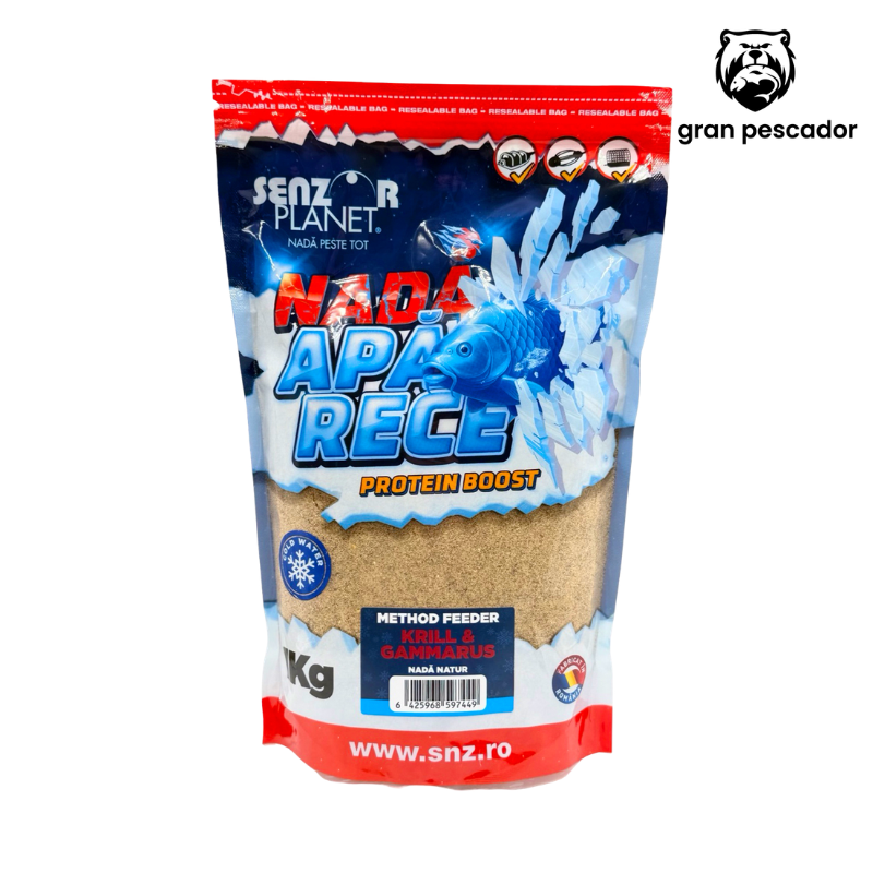 Senzor Planet Engodo Agua Fria Krill Gamarus 1kg